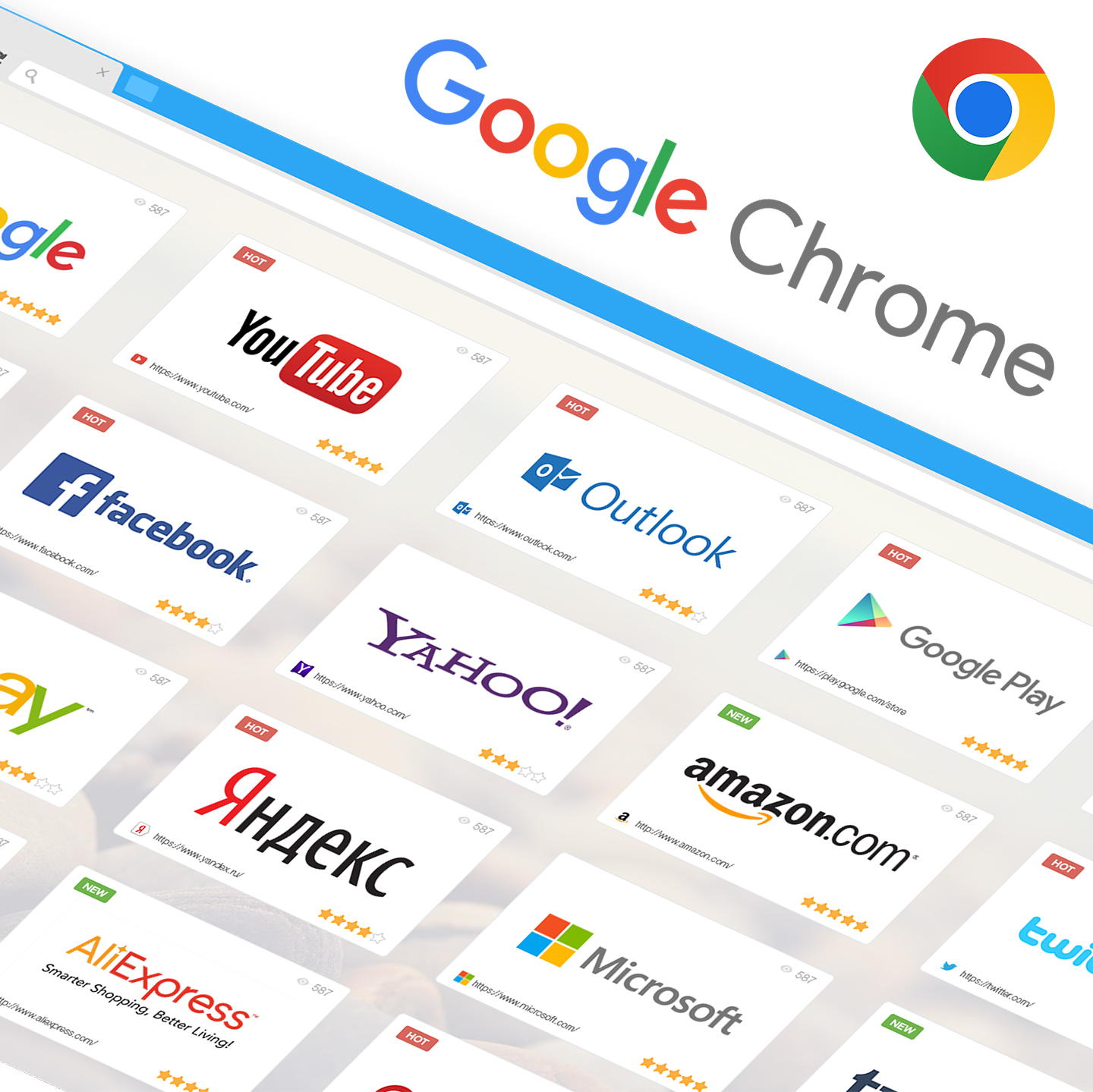Atlas Bookmark Hub — расширение для Chrome